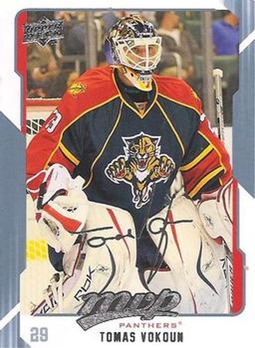 #129 Tomas Vokoun - Florida Panthers - 2008-09 Upper Deck MVP Hockey