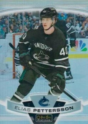 #129b Elias Pettersson - Vancouver Canucks - 2019-20 O-Pee-Chee Platinum Hockey