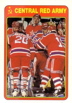 #12R Super Series B - Central Red Army - 1990-91 O-Pee-Chee Hockey - Central Red Army
