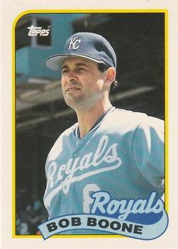 #12T Bob Boone - Kansas City Royals - 1989 Topps Traded Baseball