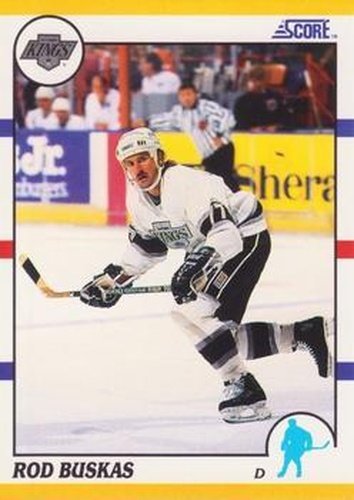 #12T Rod Buskas - Los Angeles Kings - 1990-91 Score Rookie and Traded Hockey