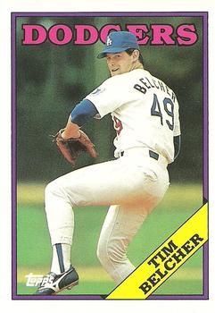 #12T Tim Belcher - Los Angeles Dodgers - 1988 Topps Traded Baseball