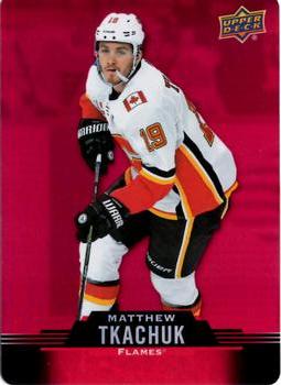 #DC-12 Matthew Tkachuk - Calgary Flames - 2020-21 Upper Deck Tim Hortons Hockey - Red Die Cut