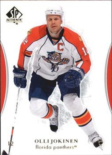 #12 Olli Jokinen - Florida Panthers - 2007-08 SP Authentic Hockey