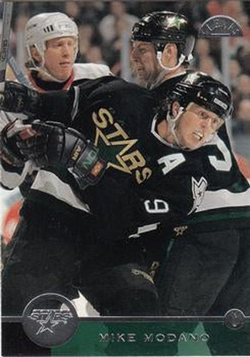 #12 Mike Modano - Dallas Stars - 1996-97 Leaf Hockey