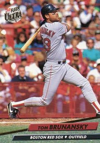 #12 Tom Brunansky - Boston Red Sox - 1992 Ultra Baseball