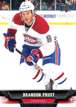 #12 Brandon Prust - Montreal Canadiens - 2013-14 Upper Deck Hockey