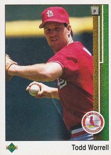 #512 Todd Worrell - St. Louis Cardinals - 1989 Upper Deck Baseball