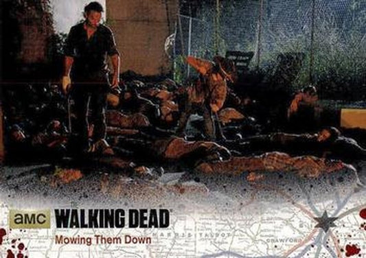 #12 Mowing Them Down - 2016 Cryptozoic The Walking Dead Season 4: Part 1