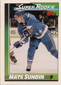 #12 Mats Sundin - Quebec Nordiques - 1991-92 Topps Hockey