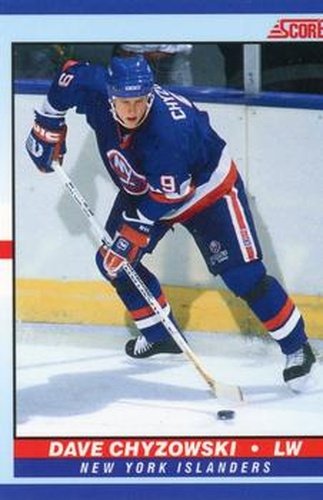 #12 Dave Chyzowski - New York Islanders - 1990-91 Score Young Superstars Hockey