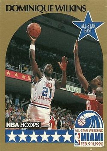 #12 Dominique Wilkins - Atlanta Hawks - 1990-91 Hoops Basketball