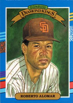 #12 Roberto Alomar - San Diego Padres - 1991 Donruss Baseball