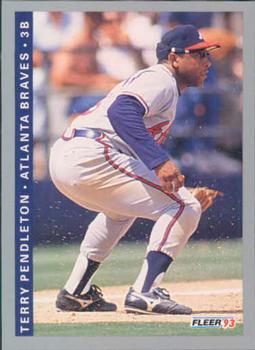 #12 Terry Pendleton - Atlanta Braves - 1993 Fleer Baseball