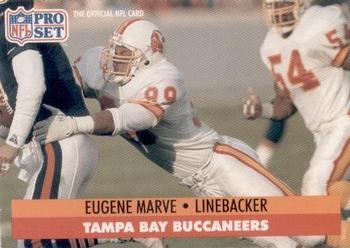 #312 Eugene Marve - Tampa Bay Buccaneers - 1991 Pro Set Football