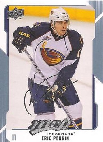 #12 Eric Perrin - Atlanta Thrashers - 2008-09 Upper Deck MVP Hockey