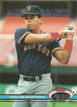 #12 Carlos Quintana - Boston Red Sox - 1991 Stadium Club Baseball