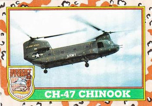 #12 CH-47 Chinook - 1991 Topps Desert Storm