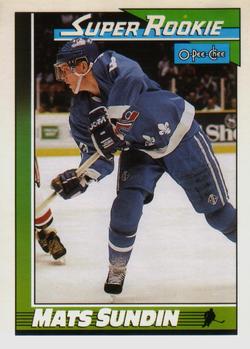 #12 Mats Sundin - Quebec Nordiques - 1991-92 O-Pee-Chee Hockey