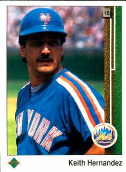 #612 Keith Hernandez - New York Mets - 1989 Upper Deck Baseball