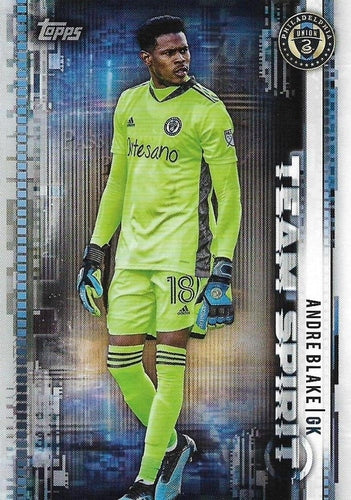 #TS-12 Andre Blake - Philadelphia Union - 2021 Topps MLS Soccer - Team Spirit