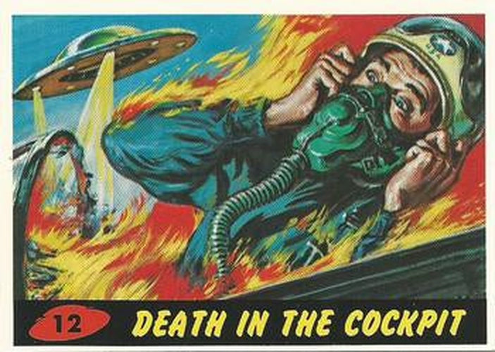 #12 Death in the Cockpit - 1994 Topps Mars Attacks