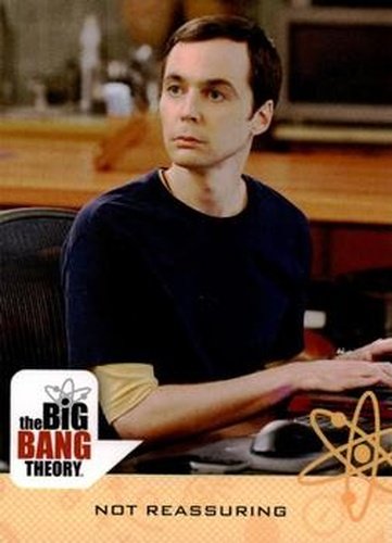 #12 Not Reassuring - 2016 Cryptozoic The Big Bang Theory Seasons 6 & 7