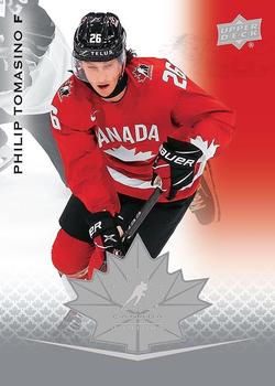 #12 Philip Tomasino - Canada - 2021-22 Upper Deck Team Canada Juniors Hockey
