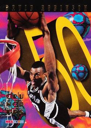 #12 David Robinson - San Antonio Spurs - 1995-96 Hoops Basketball - Number Crunchers