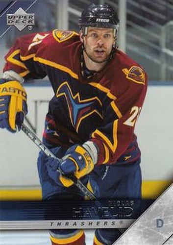 #12 Niclas Havelid - Atlanta Thrashers - 2005-06 Upper Deck Hockey