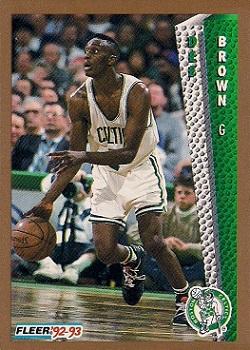 #12 Dee Brown - Boston Celtics - 1992-93 Fleer Basketball