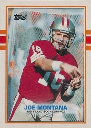 #12 Joe Montana - San Francisco 49ers - 1989 Topps Football
