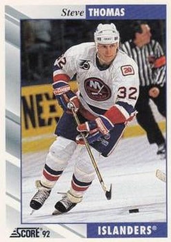 #12 Steve Thomas - New York Islanders - 1992-93 Score USA Hockey