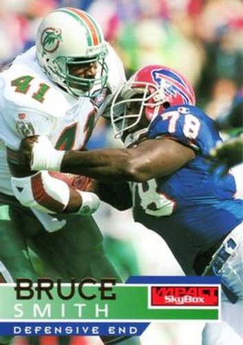 #12 Bruce Smith - Buffalo Bills - 1995 SkyBox Impact Football