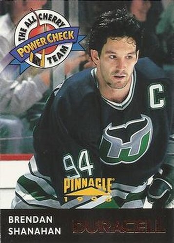 #DC12 Brendan Shanahan - Hartford Whalers - 1996-97 Duracell All-Cherry Team Hockey