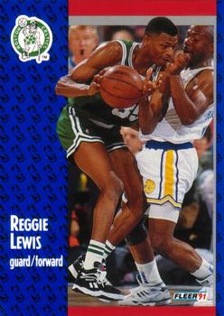 #12 Reggie Lewis - Boston Celtics - 1991-92 Fleer Basketball