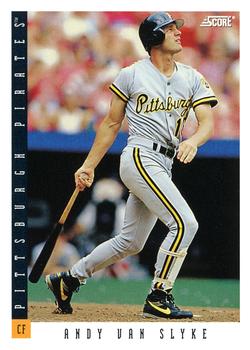 #12 Andy Van Slyke - Pittsburgh Pirates - 1993 Score Baseball