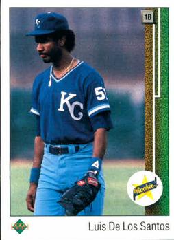 #12 Luis de los Santos - Kansas City Royals - 1989 Upper Deck Baseball
