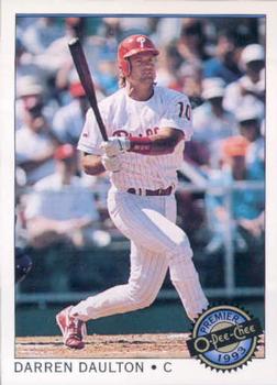 #12 Darren Daulton - Philadelphia Phillies - 1993 O-Pee-Chee Premier Baseball