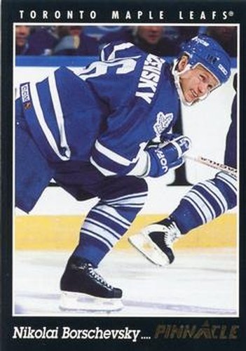 #12 Nikolai Borschevsky - Toronto Maple Leafs - 1993-94 Pinnacle Hockey