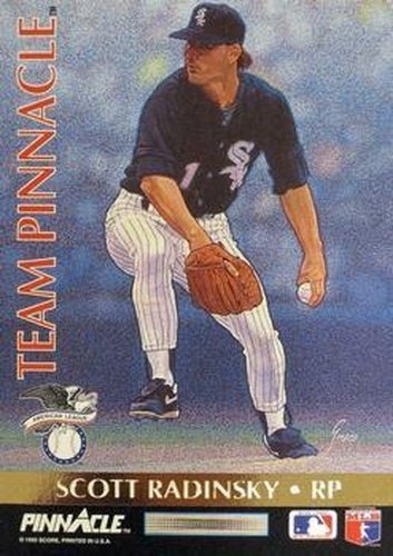 #12 Scott Radinsky / John Franco - Chicago White Sox / New York Mets - 1992 Pinnacle - Team Pinnacle Baseball