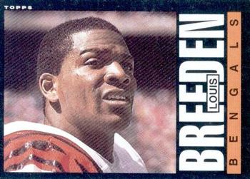 #212 Louis Breeden - Cincinnati Bengals - 1985 Topps Football