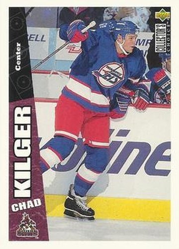 #12 - Chad Kilger - Anaheim Mighty Ducks - 1995-96 Zenith - Rookie Roll Call Hockey