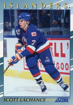 #12 Scott Lachance - New York Islanders - 1992-93 Score Young Superstars Hockey