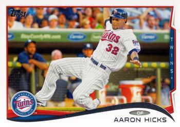 #12 Aaron Hicks - Minnesota Twins - 2014 Topps Baseball