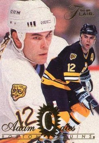 #12 Adam Oates - Boston Bruins - 1994-95 Flair Hockey