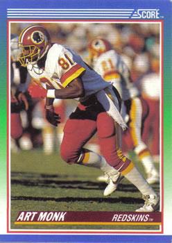 #12 Art Monk - Washington Redskins - 1990 Score Football