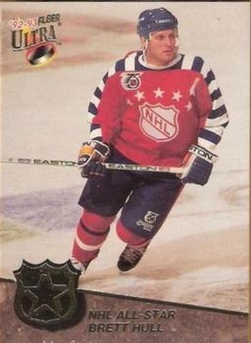 #12 Brett Hull - St. Louis Blues - 1992-93 Ultra - NHL All-Stars Hockey