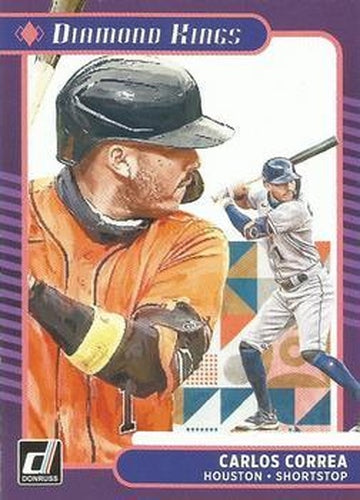#12 Carlos Correa - Houston Astros - 2021 Donruss Baseball