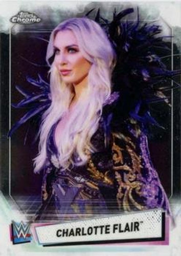 #12 Charlotte Flair - 2021 Topps WWE Chrome Wrestling